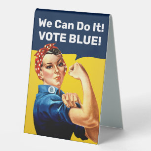 Rosie the Riveter Vote Blue
