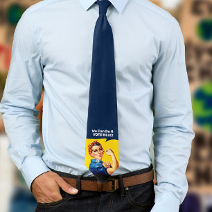 Rosie the Riveter   VOTE BLUE   Tail design Tie