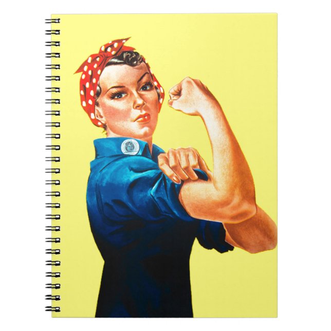 Rosie the Riveter - We can do it, Cultural Icon Notebook (Front)
