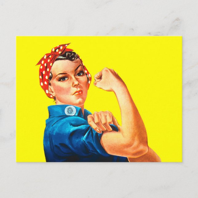 Rosie the Riveter - We can do it, Cultural Icon Postcard (Front)