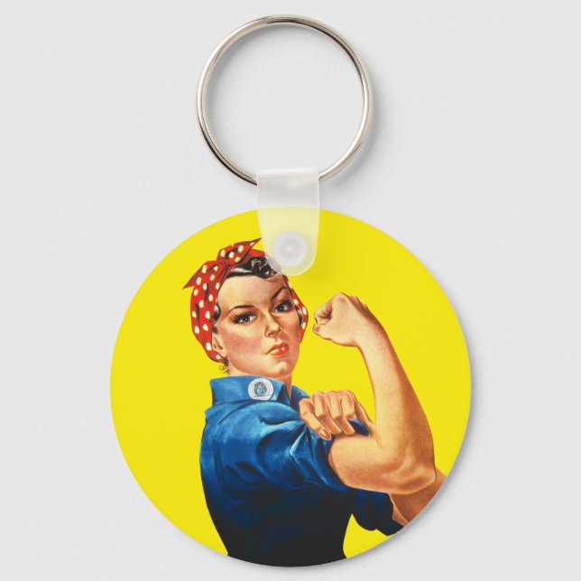 Rosie the Riveter, We Can Do It! Key Ring (Front)