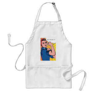Rosie the Riveter We Can Do It! Pop Art Dots Standard Apron
