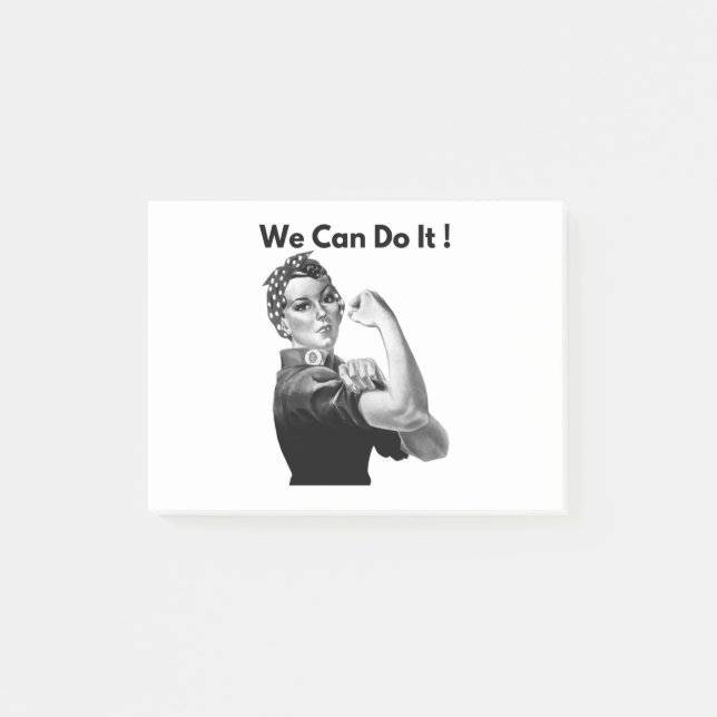 Rosie The Riveter We Can Do It Post-it Notes (Front)