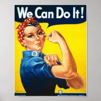 Rosie the Riveter We Can Do It Vintage