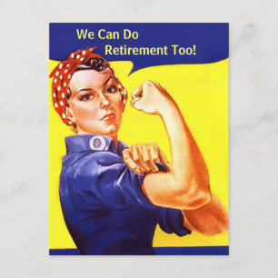 Rosie The Riveter We Can Do Retirement Invitations