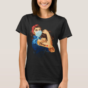 Rosie The Riveter - Woman Nurse  T-Shirt