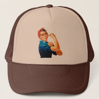 Rosie The Riveter WWII Poster Trucker Hat