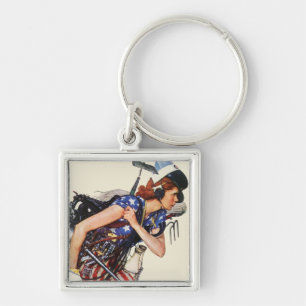 Rosie to the Rescue Key Ring