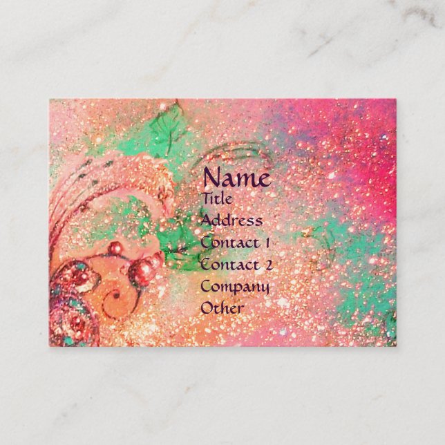 ROSINA  ,Beauty Hair Salon, Spa ,Makeup Artist Business Card (Front)