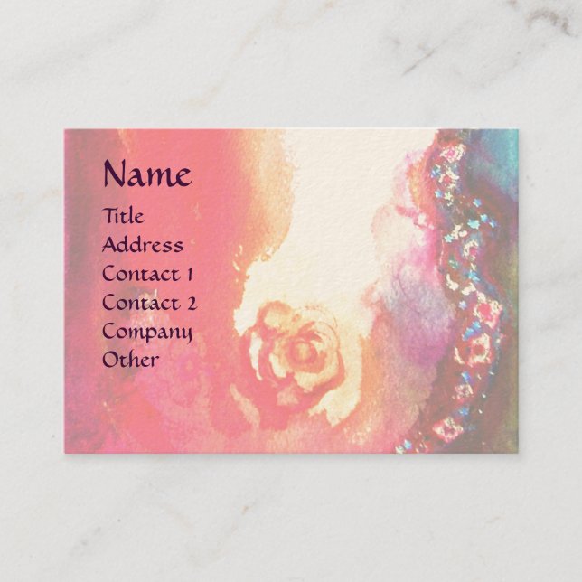 ROSINA  ,Beauty Hair Salon, Spa ,Makeup Artist Business Card (Front)