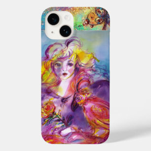 ROSINA /Young Girl with Rose and Parrot Case-Mate iPhone 14 Case