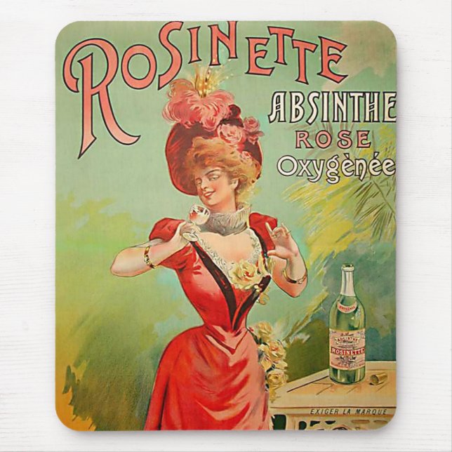 Rosinette Absinthe 1823 Mouse Pad (Front)