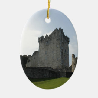 Ross Castle, Killarney, Ireland Ceramic Tree Decoration