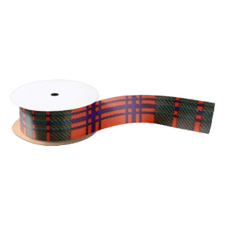 Ross clan Plaid Scottish tartan Satin Ribbon
