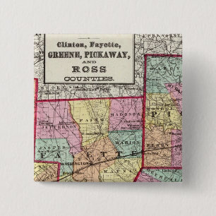 Ross Counties 15 Cm Square Badge