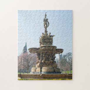 Ross Fountain, Edinburgh Castle, Scotland Jigsaw Puzzle