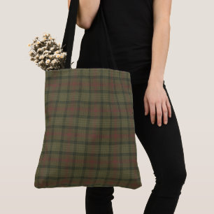 Ross Hunting Weathered Scottish Tartan Tote Bag