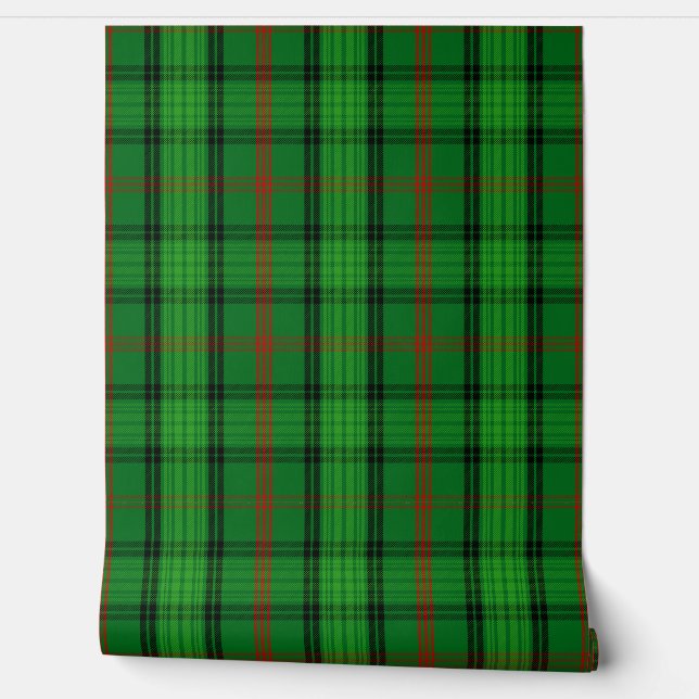 Ross Tartan Plaid Scottish Clan Wallpaper (Unrolling)