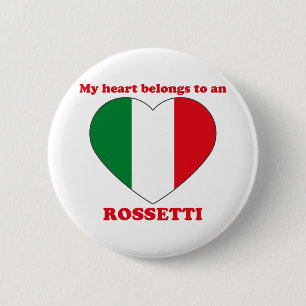 Rossetti 6 Cm Round Badge