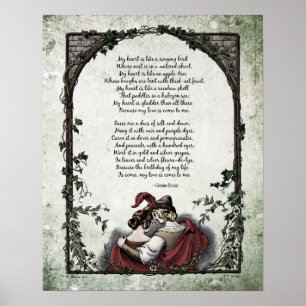 Rossetti "Love" Victorian Art Poem 16x20 Poster