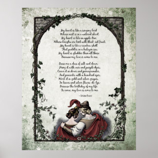Rossetti "Love" Victorian Art Poem 24x30 Poster