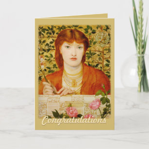 Rossetti Regina Cordium CC0655 Greeting Card