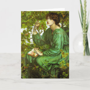 Rossetti The Day Dream Greeting Card