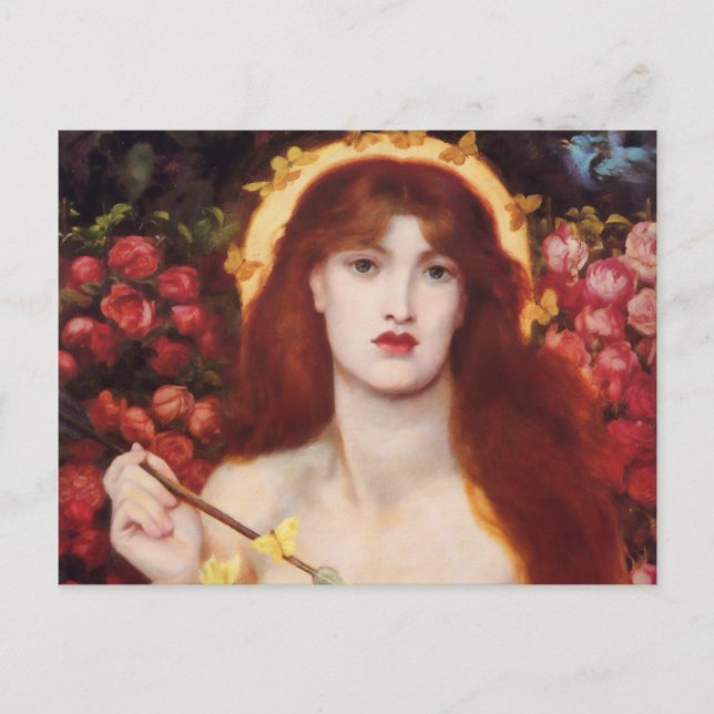 Rossetti Venus Verticordia Fine Art Postcard (Front)
