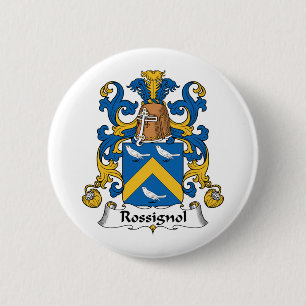Rossignol Family Crest 6 Cm Round Badge