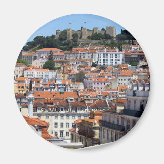 Rossio and Colina do Castelo, Lisbon, Portugal Magnet