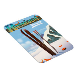 Rossland Canada travel poster. Magnet