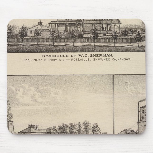Rossville, Kansas Mouse Pad (Front)