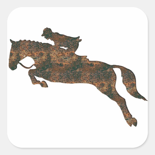 Rost Reiten Sticker (Front)