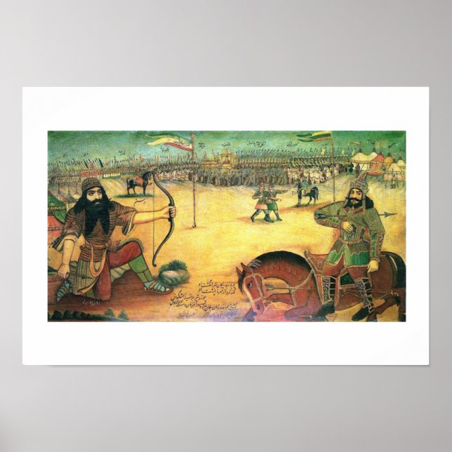 Rostam in Battle Print (Front)