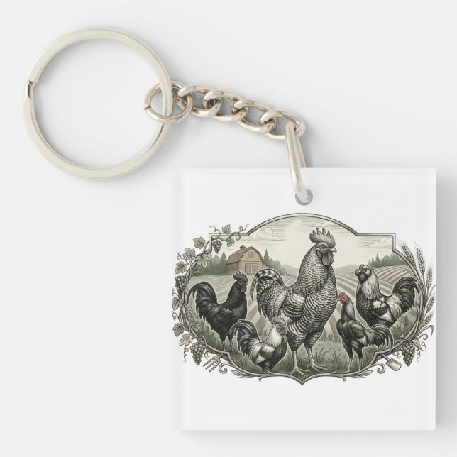 Roster in the farm key ring (Front)