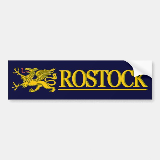 Rostock 2 bumper sticker (Front)