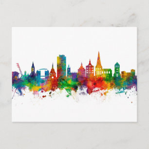 Rostock Germany Skyline Postcard