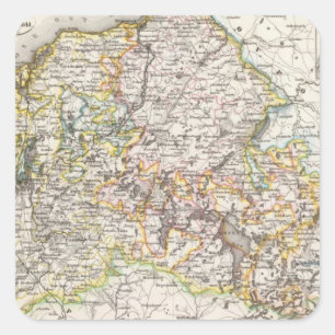 Rostock Germany Square Sticker