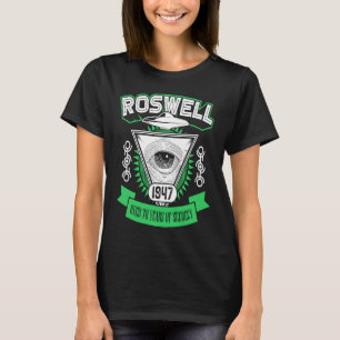 Roswell 1947 Alien Area 51 Conspiracy Theory T-Shirt