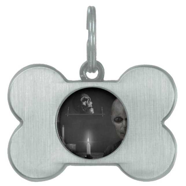 roswell alien pet name tag (Front)