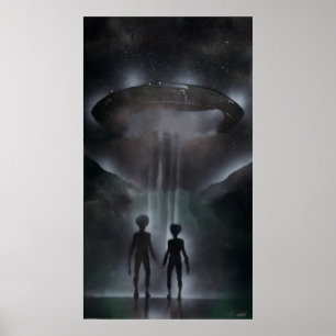 Roswell Alien Poster
