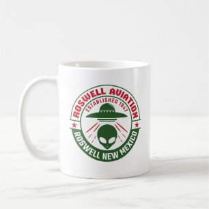 Roswell Aviation Established 1947 Coffee Mug