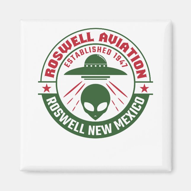 Roswell Aviation Established 1947 Magnet (Front)