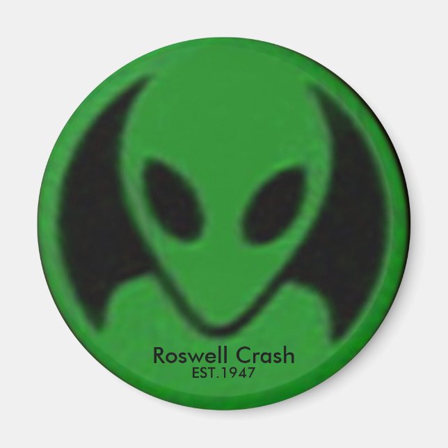 Roswell Crash, EST.1947 Magnet (Front)