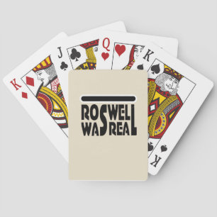 Roswell crash of alien spaceship was real playing cards