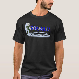 Roswell Hallucination in Blue T-Shirt
