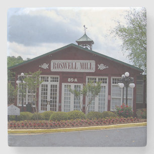 Roswell Mill, Roswell Georgia Marble Stone Coaster
