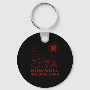 Roswell National Park Ufo Flying Key Ring