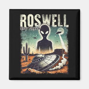 Roswell New Mexico 1947 Alien Abduction Ufo Crash Magnet
