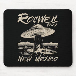 Roswell New Mexico 1947 Alien Abduction Ufo Crash Mouse Pad